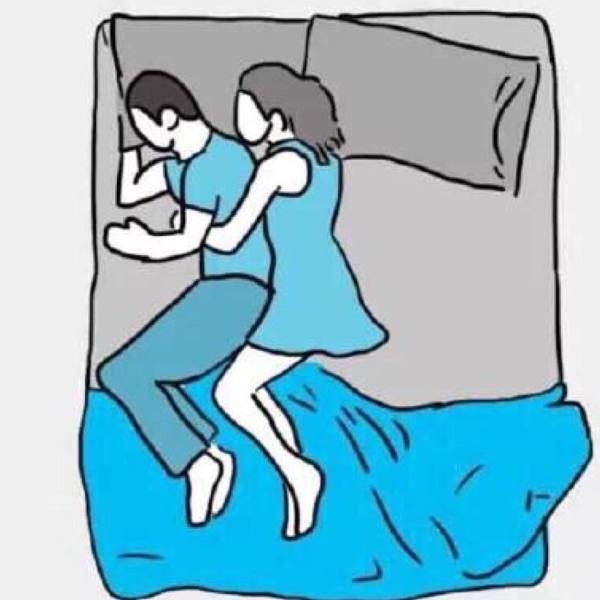 十二星座专属情侣睡姿,狮子座果然豪放,双鱼座得瑟了吧!