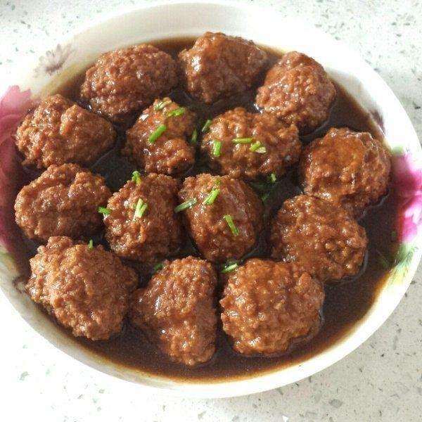 红烧肉圆