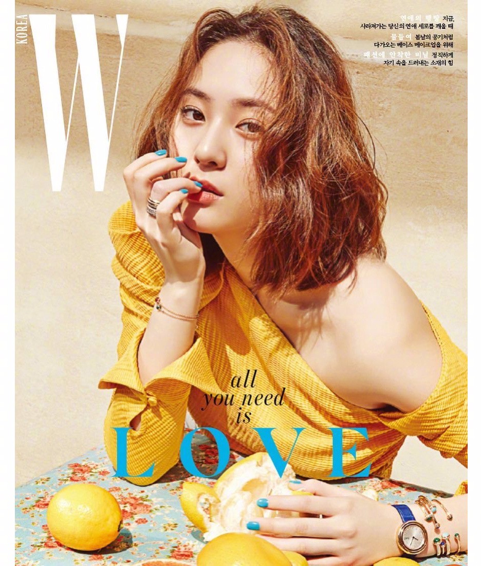 郑秀妍 郑秀晶 W杂志高清合照及幕后拍摄花絮