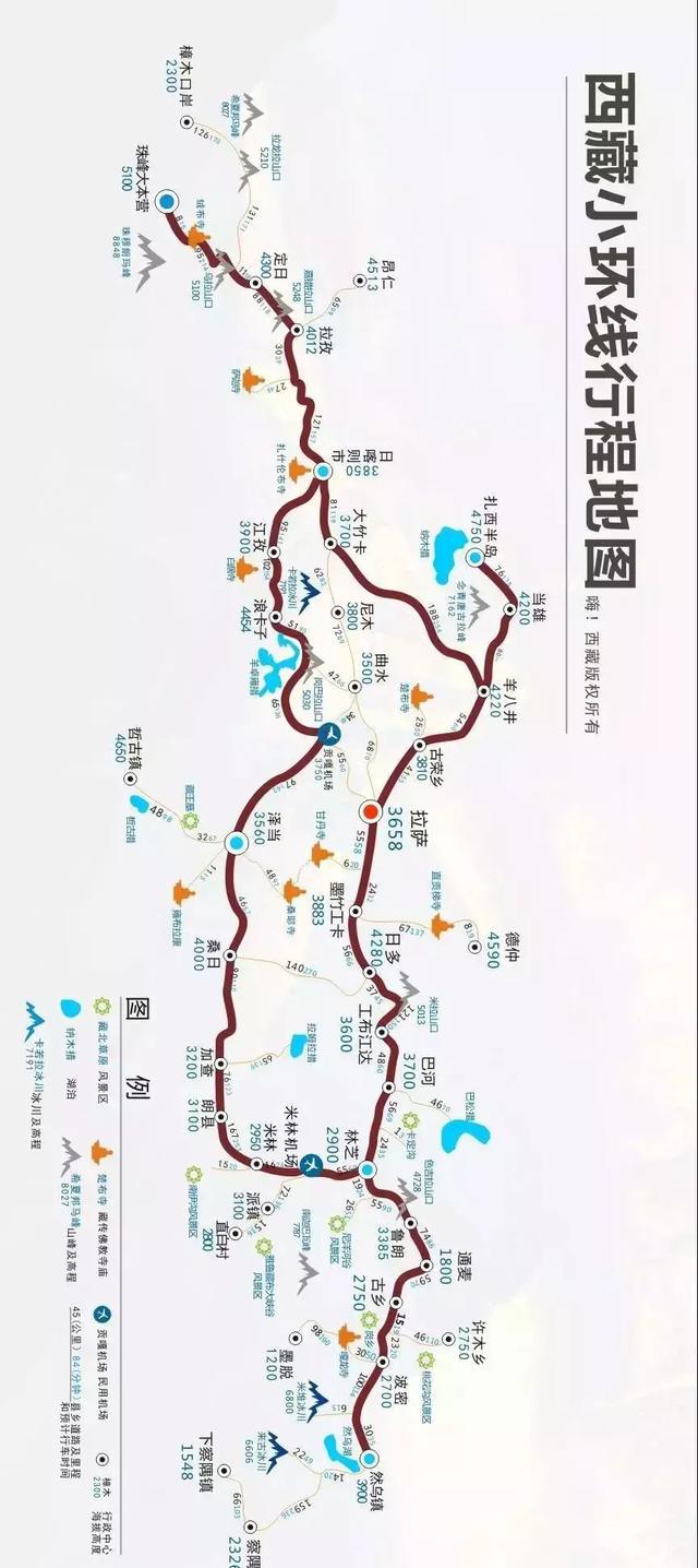 建议收藏2018中国拉萨房车旅游时间节点及路线图