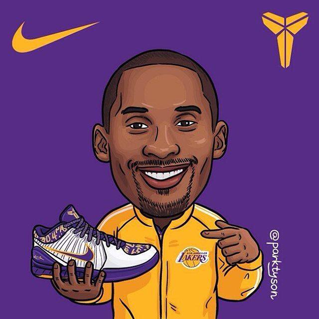 插画:nba球星与各自代言的球鞋