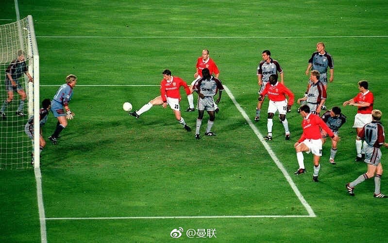 1999年5月26日欧冠决赛,拜仁1:0的优势保持到