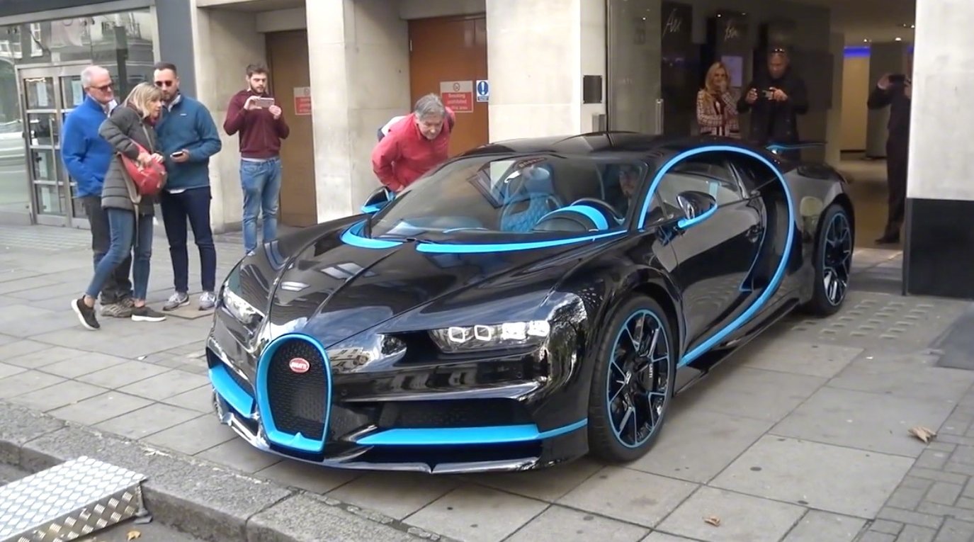 布加迪Bugatti Chiron，别人家的街头的超级跑车！！！