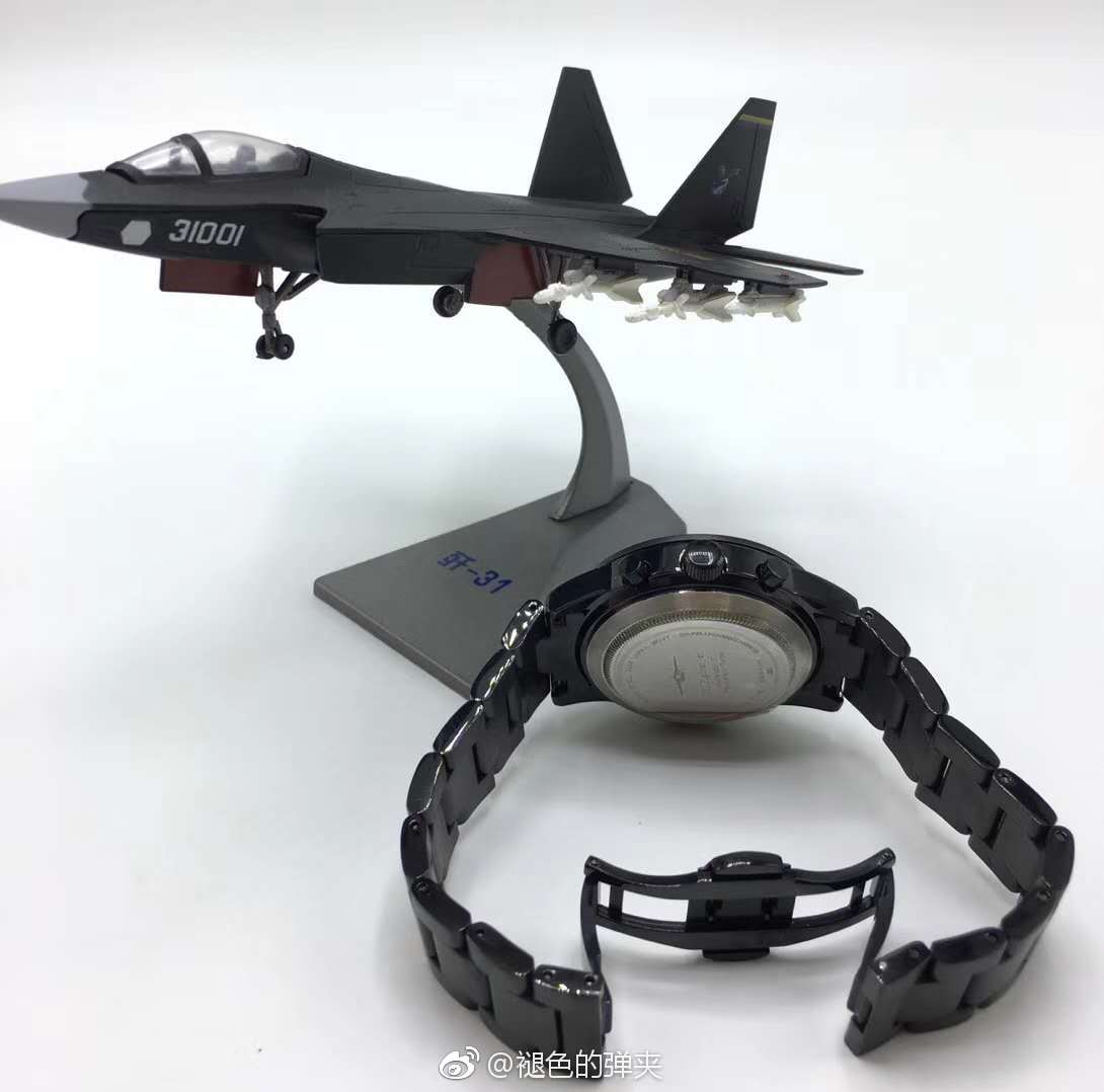 内部定制版鹞鹰歼31战斗机手表
