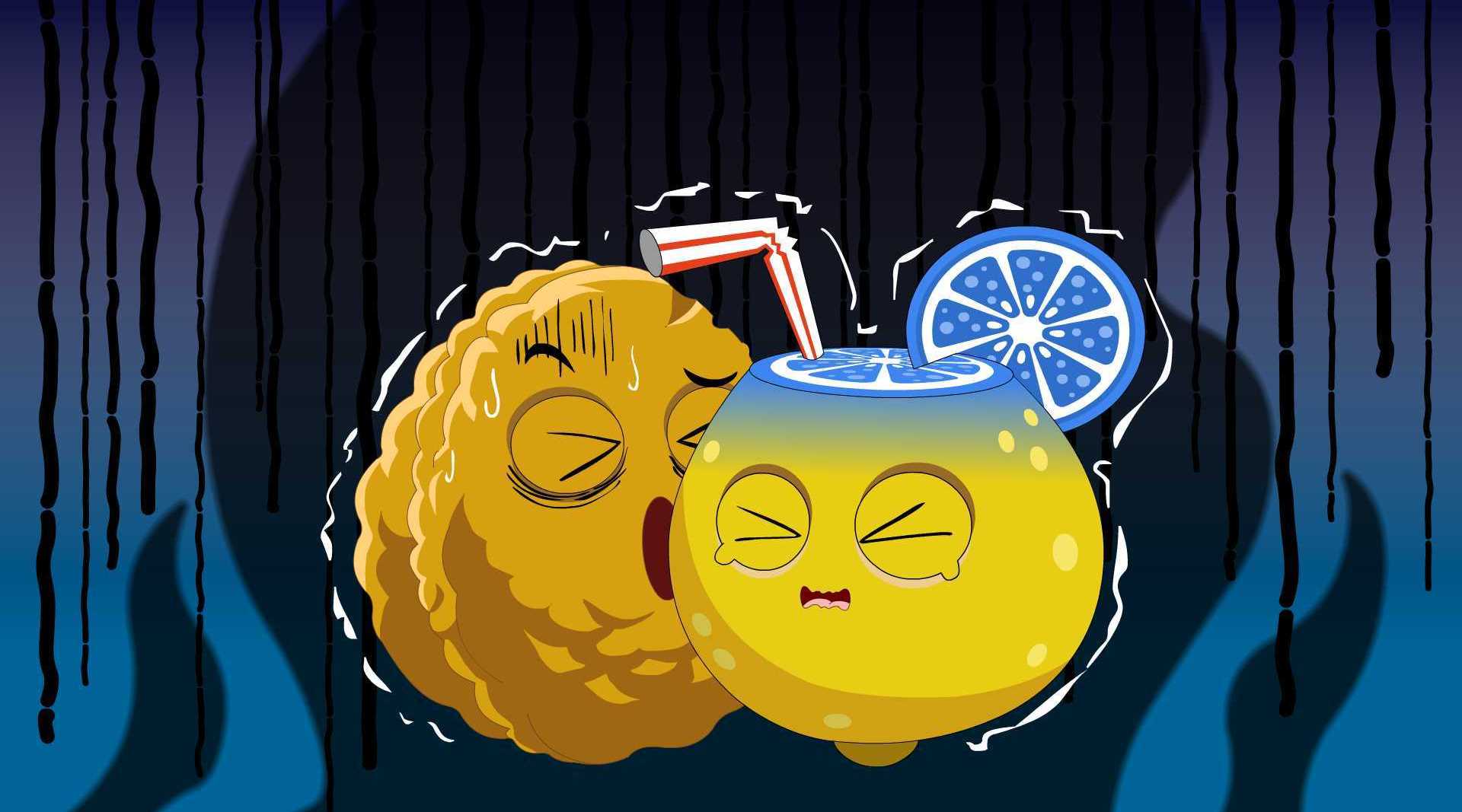 一大波僵尸来找强酸柠檬来复仇,强酸柠檬不开战却和僵尸们讲道理