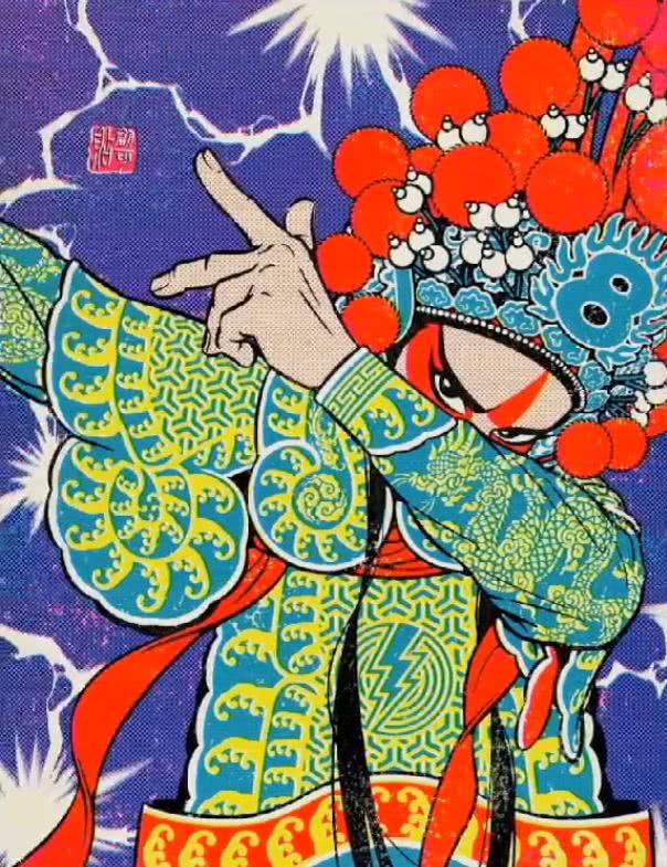 抖音超火挡脸潮图!skrskr