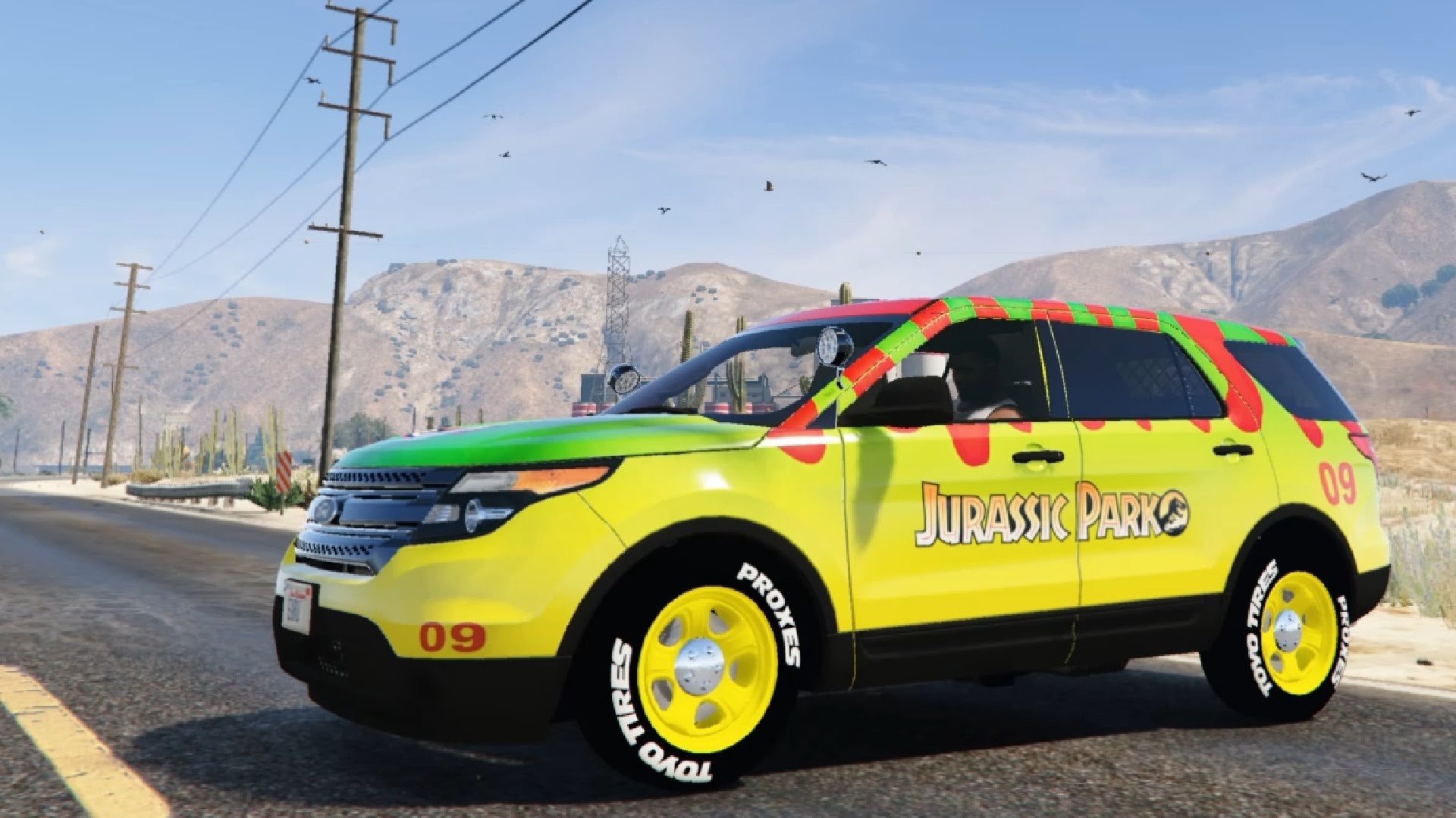 限量发行侏罗纪公园款 电影福特经典座驾探险