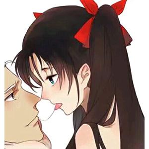 我们一起努力吧 情侣头像一男一女一左一右