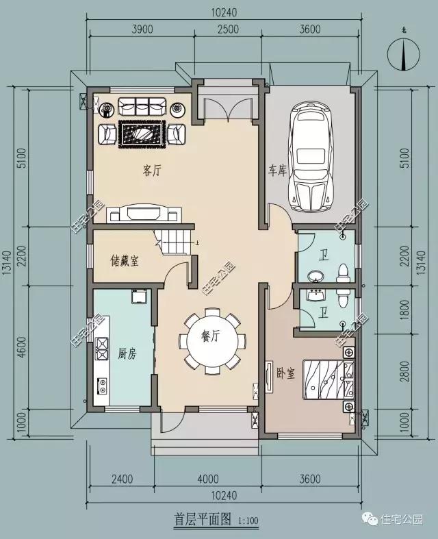 现在的农村人都盖这样的房子10x13米好户型推荐35万就能盖