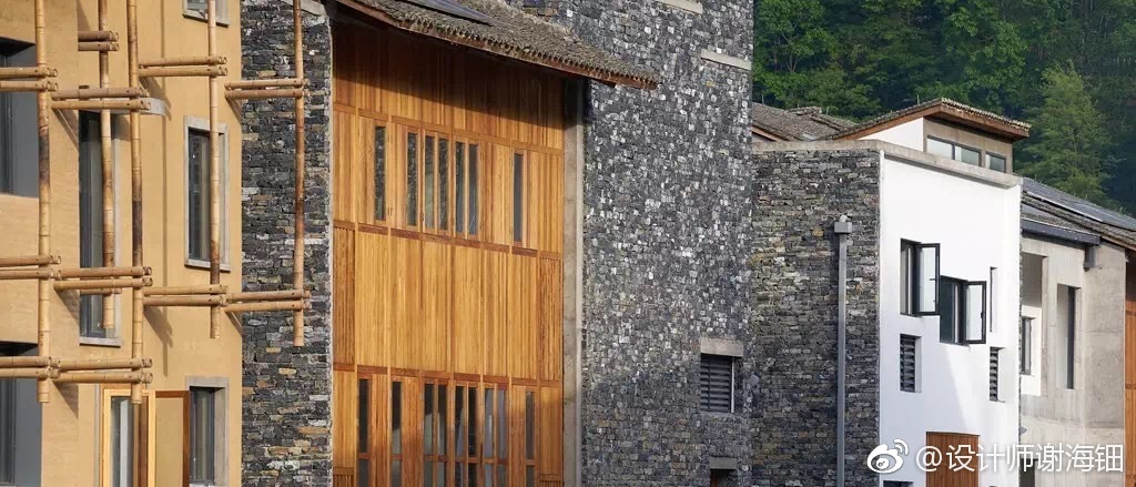 浙江富阳文村,由王澍设计