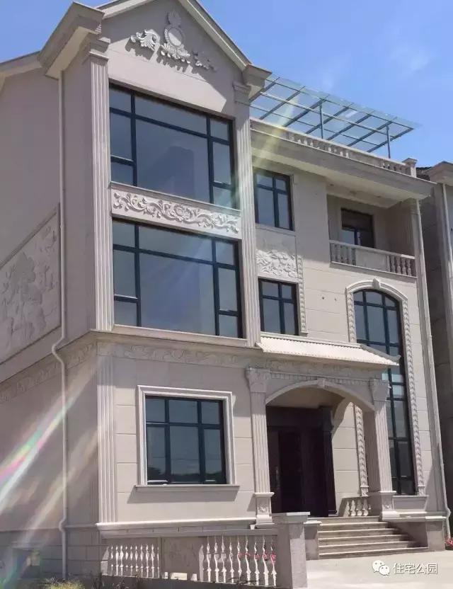 自建房玻璃外墙效果图