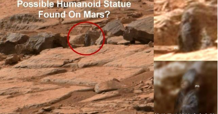 nasa在火星上发现古阿努纳奇人的雕像?