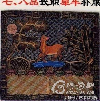 清朝各品官员官服图解，供大家欣赏