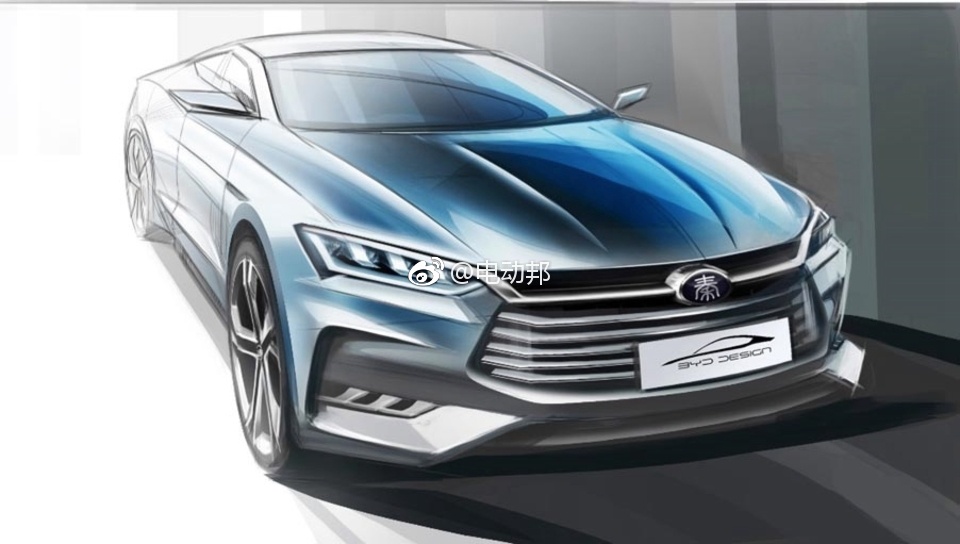 比亚迪全新一代秦命名秦 Pro，设计图曝光令人震撼