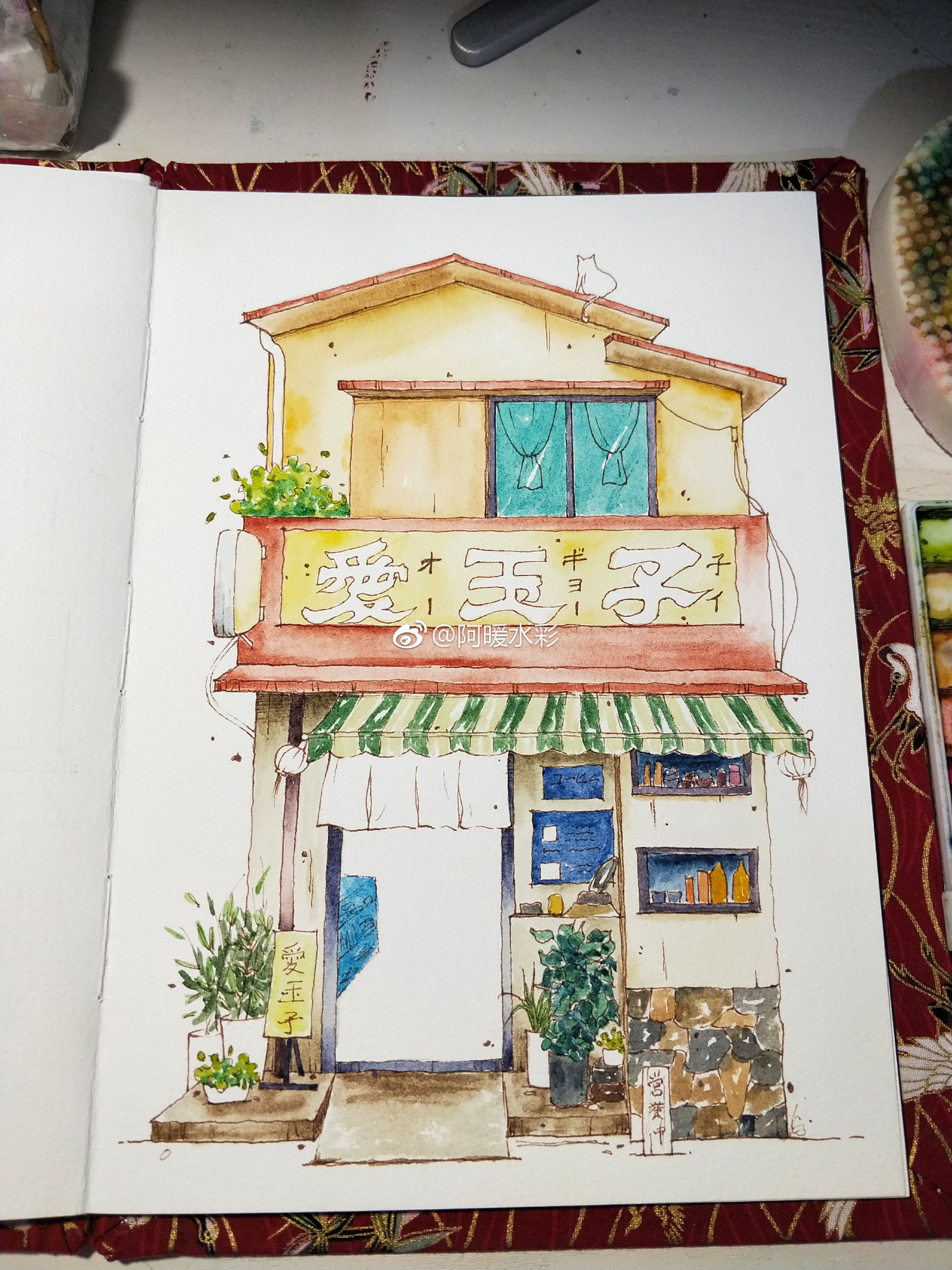 日系小屋 投稿(@阿暖水彩)