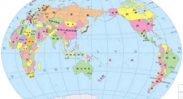 世界各国以自己作为“中央之国”的世界地图是什么样子的？