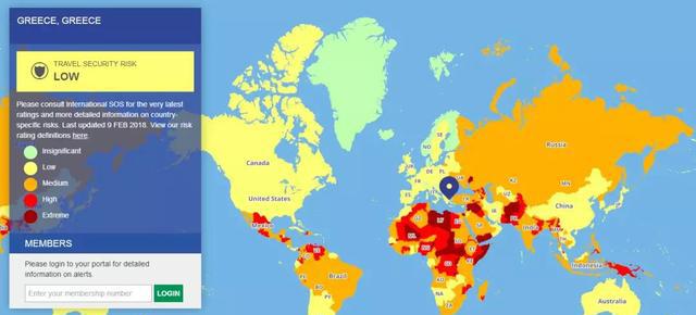 2018旅游风险地图,这个国家浪漫美丽又安全