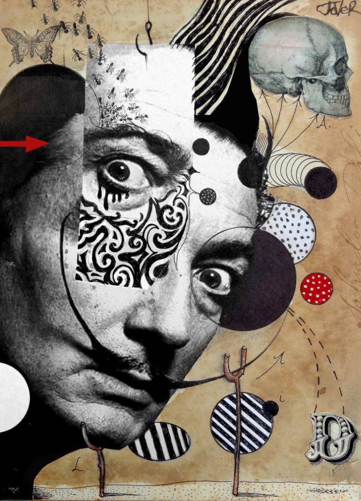 "影人与他们的作品"拼接画艺术欣赏by loui jover.