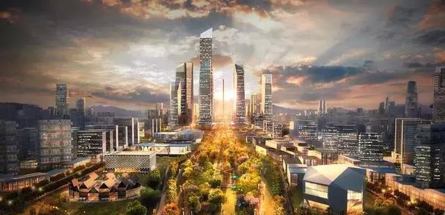 东部的浐灞核心区,西部的沣东新城,两个有意思