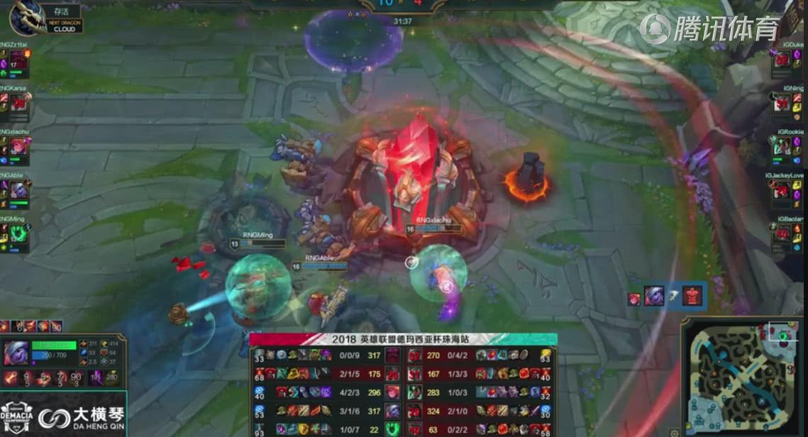 德杯IG针对Able的AD亚索,RNG为琪琪找回场子