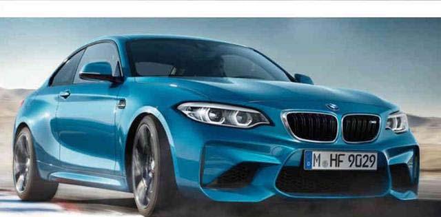 宝马新款M2车身造型首次曝光 换自适应全LED灯组