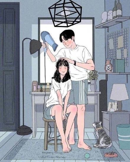 两个人在一起久了,平淡的小事都会充满了幸福