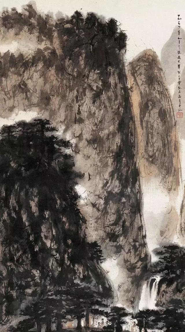 傅抱石山水画