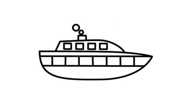 小船简笔画图片大全