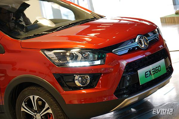 预售8-10万元 静态体验北汽新能源EX360