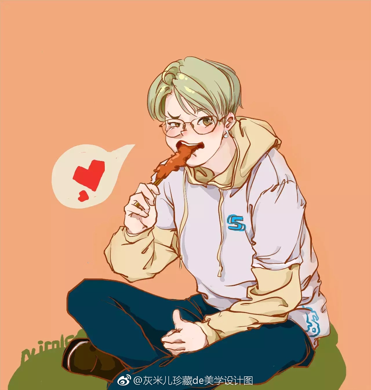 偶像练习生 手绘范丞丞 蔡徐坤 周彦辰 周瑞 Ju