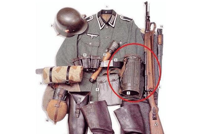 二战德国士兵装备齐全,为何还需要背个铁罐?而且一刻也不准丢掉