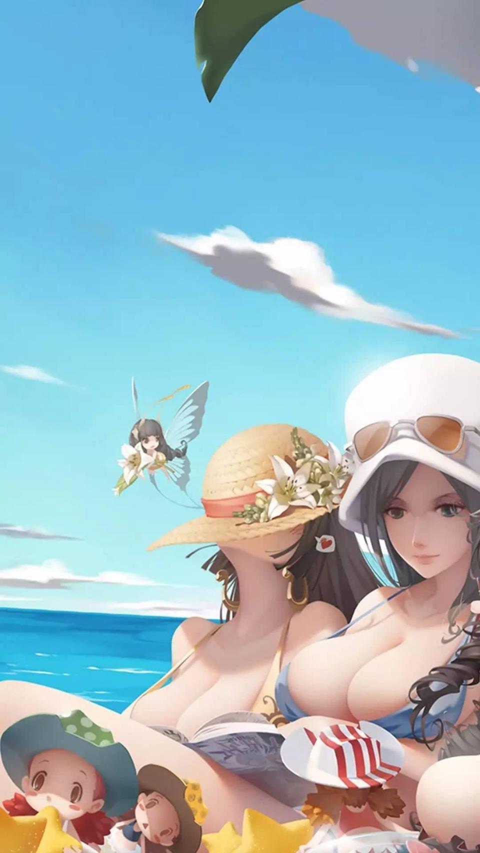 海贼王夏日泳装海贼,女帝果然是第一美女,新晋混血女神卡莉法!