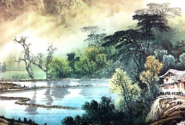 曾刚彩墨山水画技巧