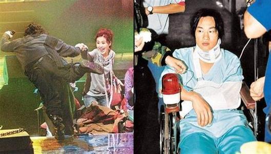 舞台事故太吓人！陈奕迅下体受伤潘玮柏摔出脑震荡，他因此丧命！