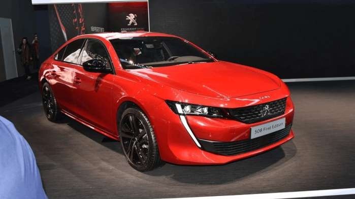 全新标致508细节曝光, 掀背设计配无框车门, 或18万起大众CC没戏