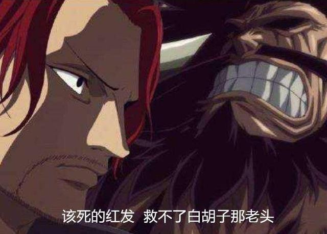 海贼王:红发亦正亦邪，凯多想去顶上战争救白胡子，香克斯阻止了