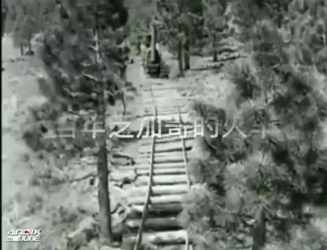 看看美国重工业城市芝加哥当年的火车，倒是个敞篷车，就是烧煤