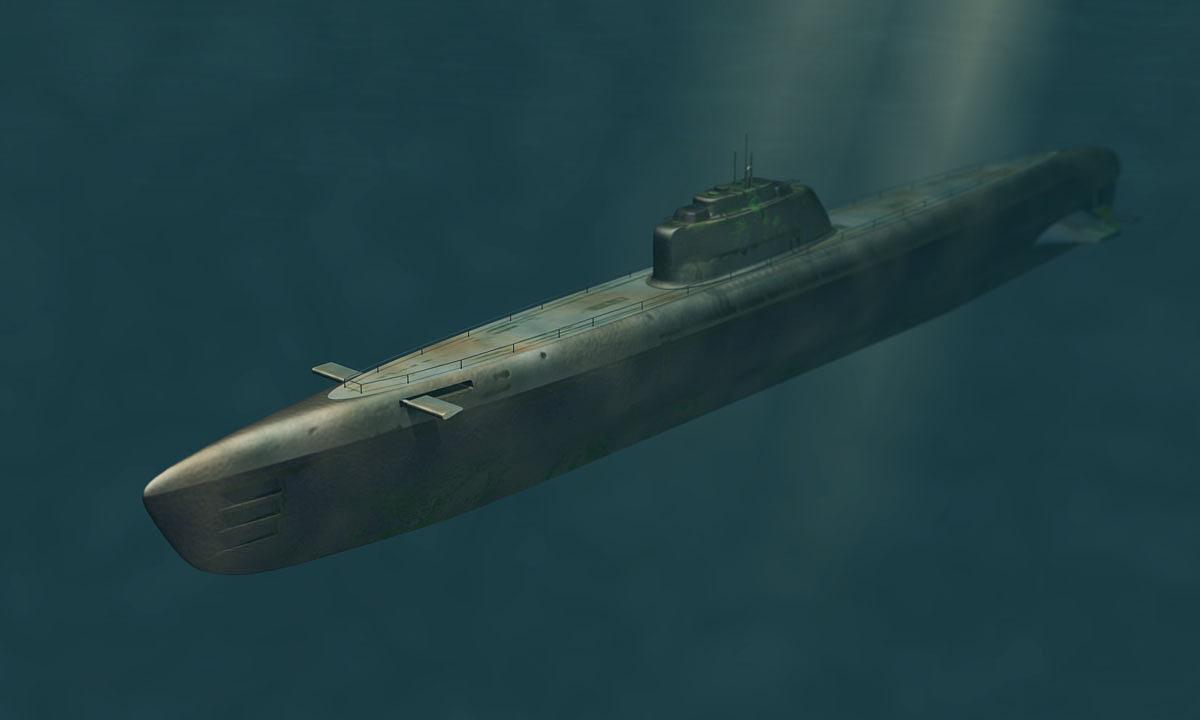 驱逐舰是幽灵杀手击杀的目标之一,但潜艇全速