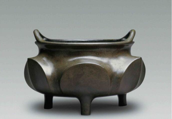 最新入荷】 古香炉，古董，「大明宣德互部侍朗趙仲之監製」在銘，旧家