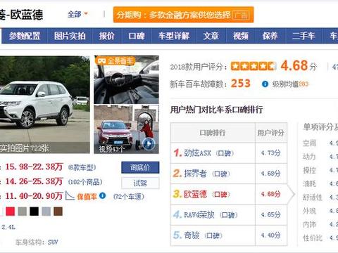 欧蓝德性价比和质量看用户评价，心里有底了