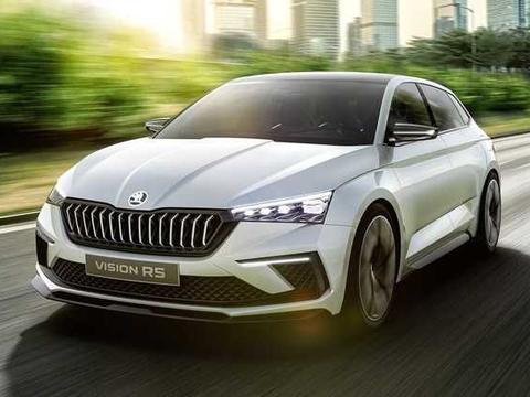 斯柯达Vision RS概念官图发布 1.5TSI插混动力，巴黎车展首发