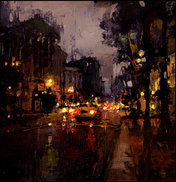 华灯初上美国画家jeremymann