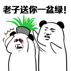 熊猫毒打怼人表情包合集