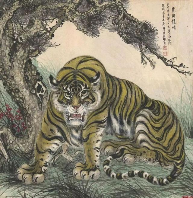 中国近代十大画虎大师之张善子和胡爽庵
