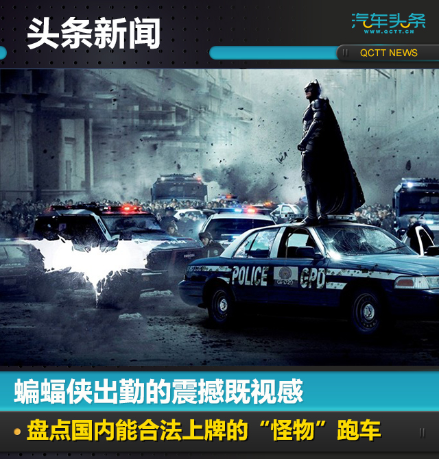 蝙蝠侠出勤的震撼既视感!盘点国内能合法上牌的“怪物”跑车