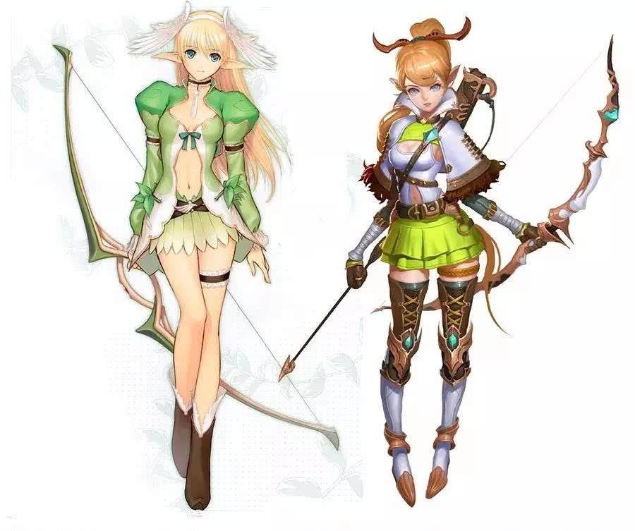 游戏角色射箭动作,这么帅的姿势是怎么画出来的?