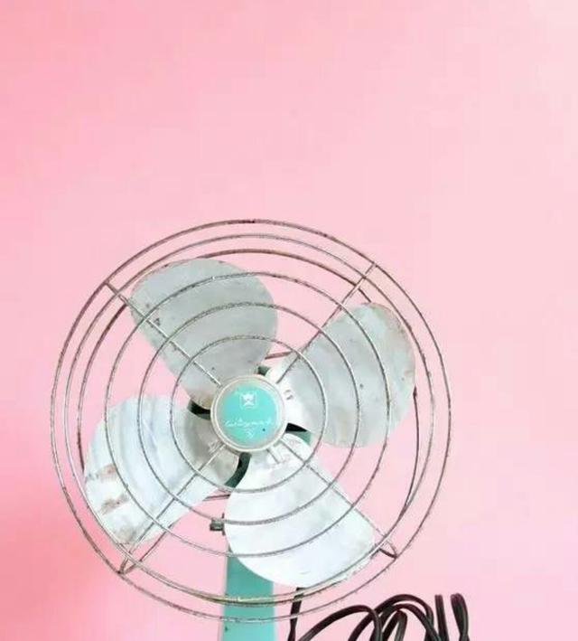 在电风扇的叶片上滴上少许花露水,随着扇叶的不停转动,可使满室清香