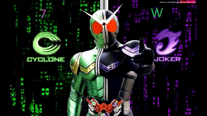 同样让人笑出声的变身,自然就是"cyclone!""joker!""hensin!