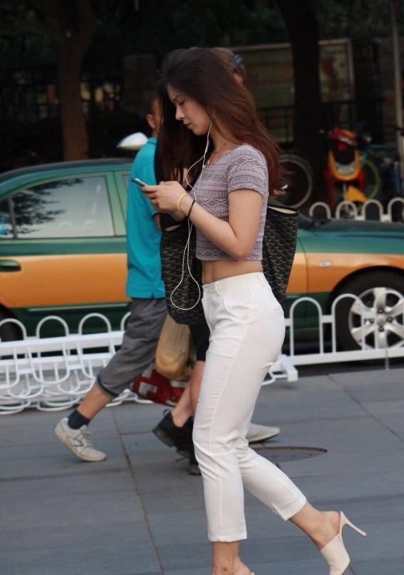 路人街拍, 美女