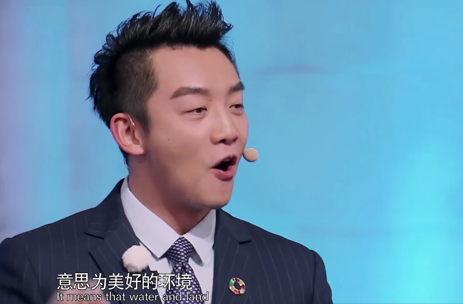 《奔跑吧》回归搞事情,邓超英语演讲糗大了,鹿